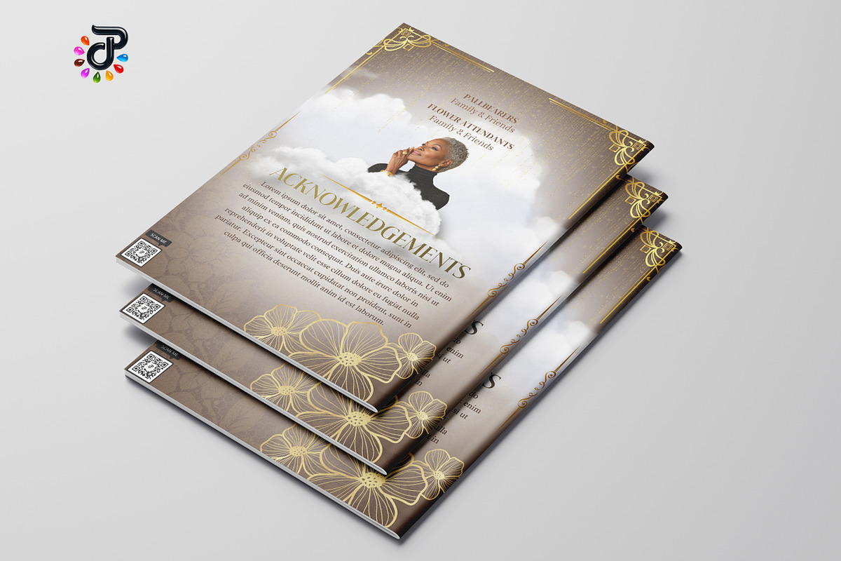 Elegant Canva Obituary Template, a Brochure Template by Protech Design ENT (Photo 9 of 9)