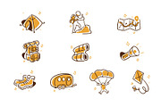 Outdoor Activities Doodle Icon Set, an Object Illustration by SLAB! Design (Thumbnail 2 of 3)