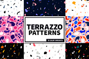 Terrazzo Seamless Patterns Set, a Pattern Graphic by Krolja (Thumbnail 1 of 13)