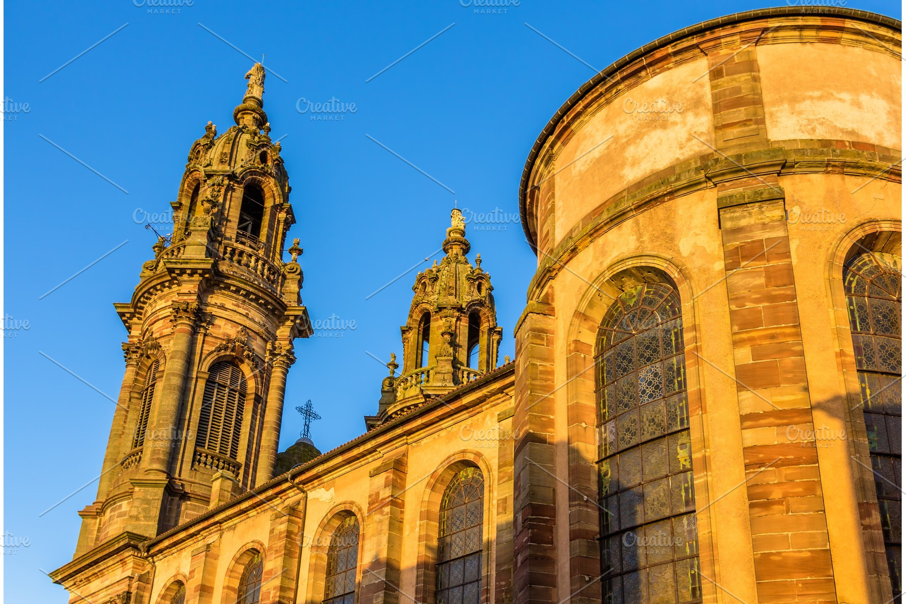 Saint jacques chuch of luneville france lorraine containing church, france, an Architecture Photo by Leonid Andronov