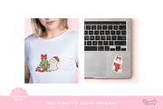 Merry Ghostmas Christmas Clipart, a Seasonal Illustration by Blumensdiary (Thumbnail 5 of 6)