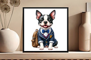 Back to School Dogs Clipart, an Animal Illustration by DreamCafeArt (Thumbnail 4 of 5)