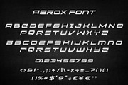 AeroX - Slanted Display Typeface, a Sans Serif Font by OWPictures (Thumbnail 9 of 9)