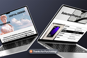 Digital Agency Website UI KIT Figma, an UI Kit Template by AtelierDuVow (Thumbnail 4 of 5)