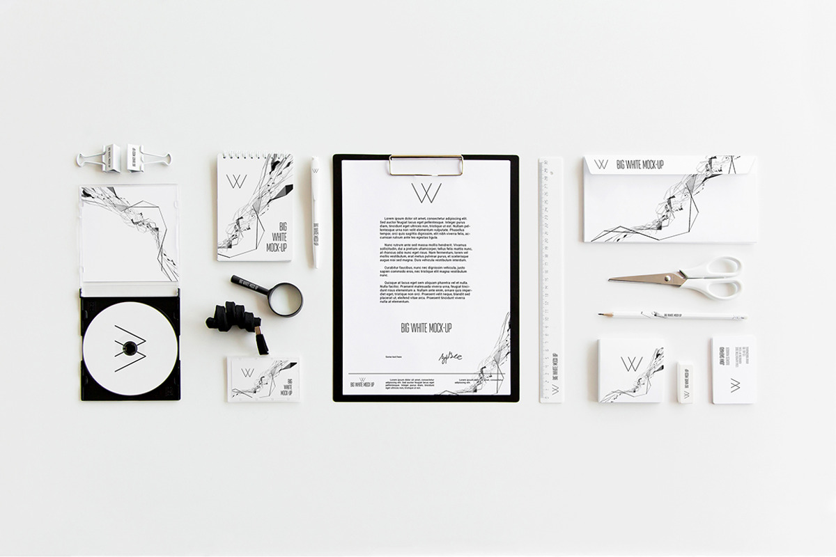 Big White Mock-Up, a Product Mockup by Freeman Studio (Photo 6 of 45)