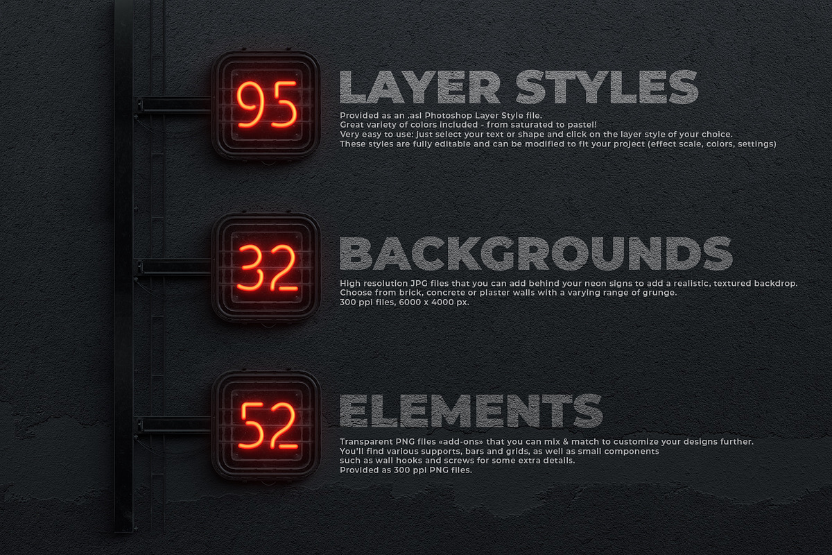The Neon Toolbox, a Layer Style Add-On by MiksKS (Photo 2 of 29)