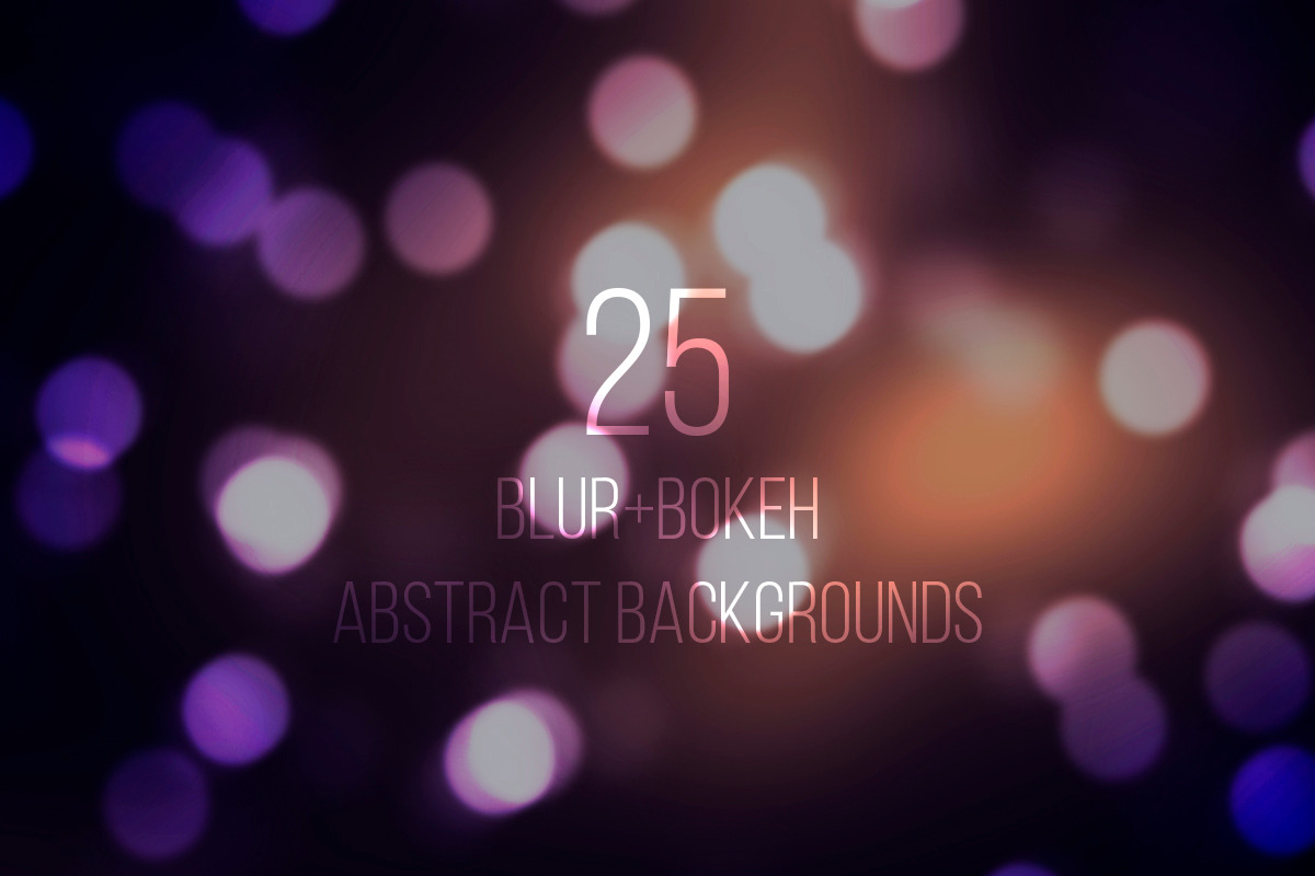 Blur+Bokeh Abstract Backgrounds preview 2
