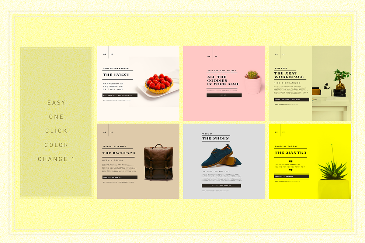 TANBIEGE Social Media Promo Posts, a Social Media Template by Vova (Photo 11 of 14)