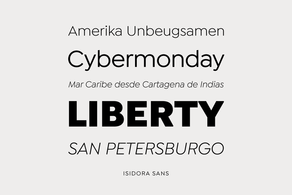 Isidora Sans, a Sans Serif Font by Latinotype (Photo 5 of 12)