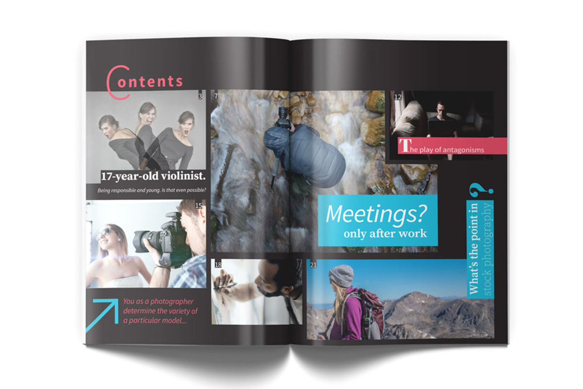 Lifestyle Magazine Template, a Magazine Template by TeddyGraphics (Photo 3 of 19)