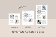 Instagram Template Canva Pack Mint, a Social Media Template by Keikoya (Thumbnail 2 of 21)