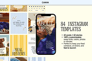 Instagram Templates - Canva, a Social Media Template by Of July Studio (Thumbnail 1 of 8)