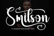 Smitson | Script Font, a Handwritten Font by Scratchones (Thumbnail 1 of 9)