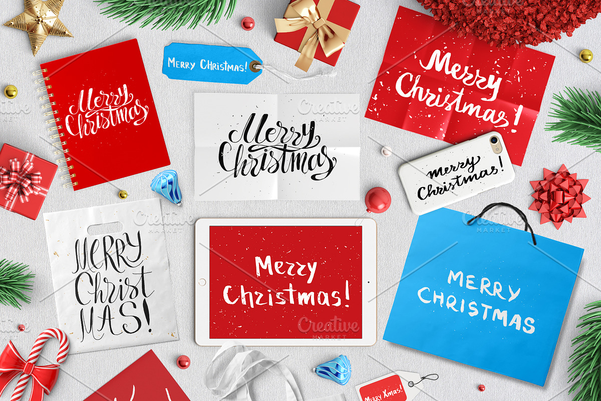 180+ Extremely Christmas Pack, a Seasonal Illustration by Olha Kostiuk (Photo 4 of 15)