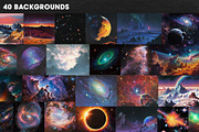 Retro Sci-Fi Collage Creator Kit, an Object Graphic by Nibera (Thumbnail 11 of 11)