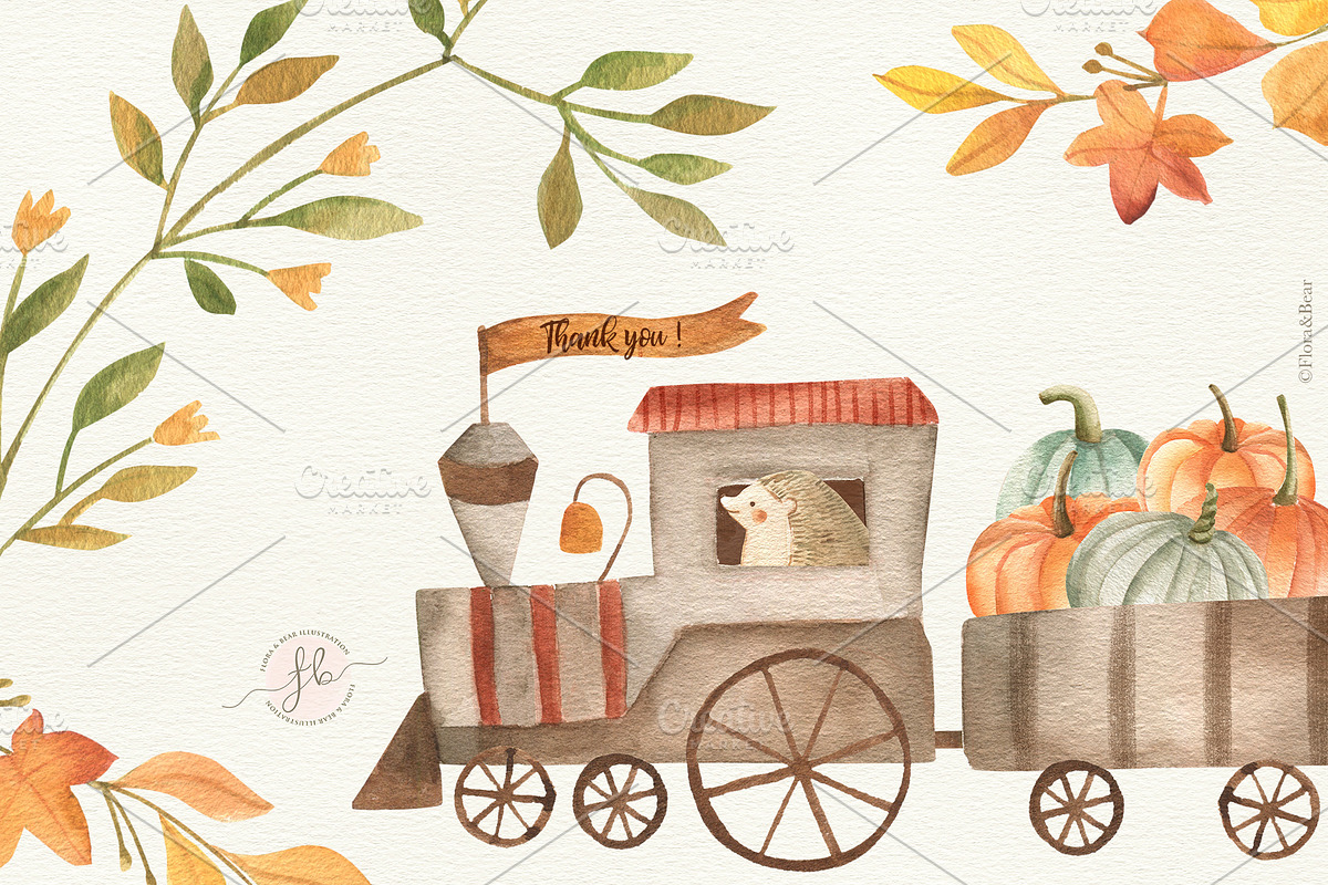 Little Pumpkin, an Animal Illustration by Flora+Bear (Photo 10 of 10)