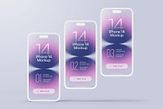 iPhone 14 Pro Clay Mockup Set, an iPhone Mockup by Deeplab (Thumbnail 14 of 18)