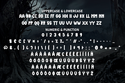Spooky | Script Font, a Script Font by Scratchones (Thumbnail 7 of 8)