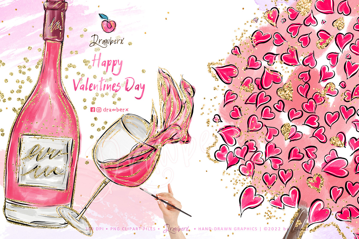 Valentines Day, anniversary png 003, an Illustration by Drawberx (Photo 2 of 6)