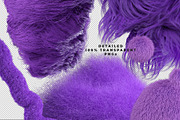 Just Furry - 3D shapes collage set, an Object Graphic by KAT (Thumbnail 7 of 11)
