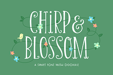 Chirp & Blossom Font
