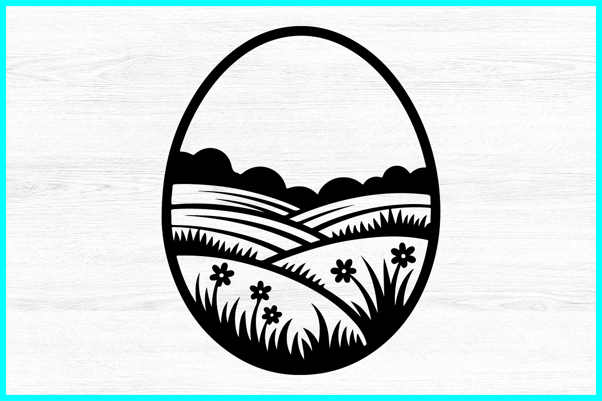 20 Scenic Easter Egg SVG Bundle, a Decorative Illustration by Artivon (Photo 3 of 4)