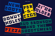 VS Dive Bar // Display Font, a Font by Vicarel Studios (Thumbnail 11 of 13)