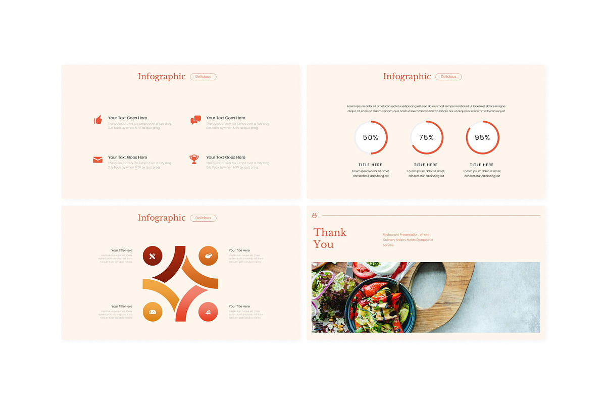 Minimalist Restaurant Presentation, a Presentation Template by Eklip Studio (Photo 5 of 5)