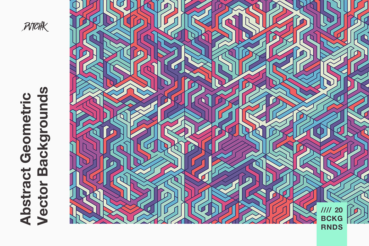 Abstract Geometric Vector Background, a Background Graphic by dvtchk (Photo 5 of 14)