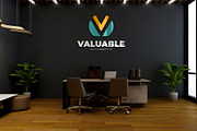 PSD Modern Office Wall Logo Mockup, a Product Mockup by Ayy (Thumbnail 11 of 23)