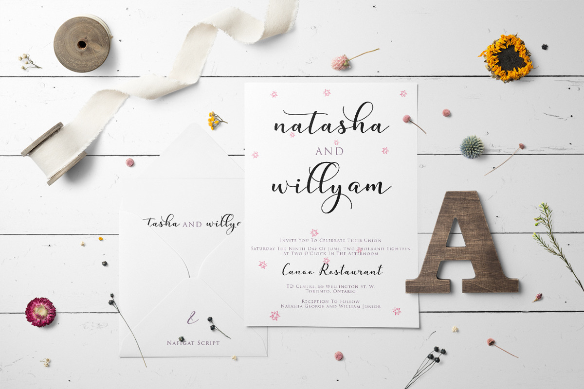 Nafigat Script, a Script Font by Stipline Studios (Photo 9 of 14)