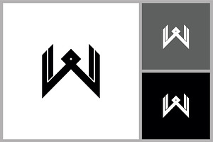 Modern Letter W Logo Icon, a Branding & Logo Template by quadrazo