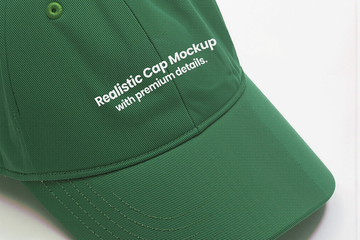 Real Cap Mockup, a Hat Mockup by We Design Everyday (Photo 4 of 7)