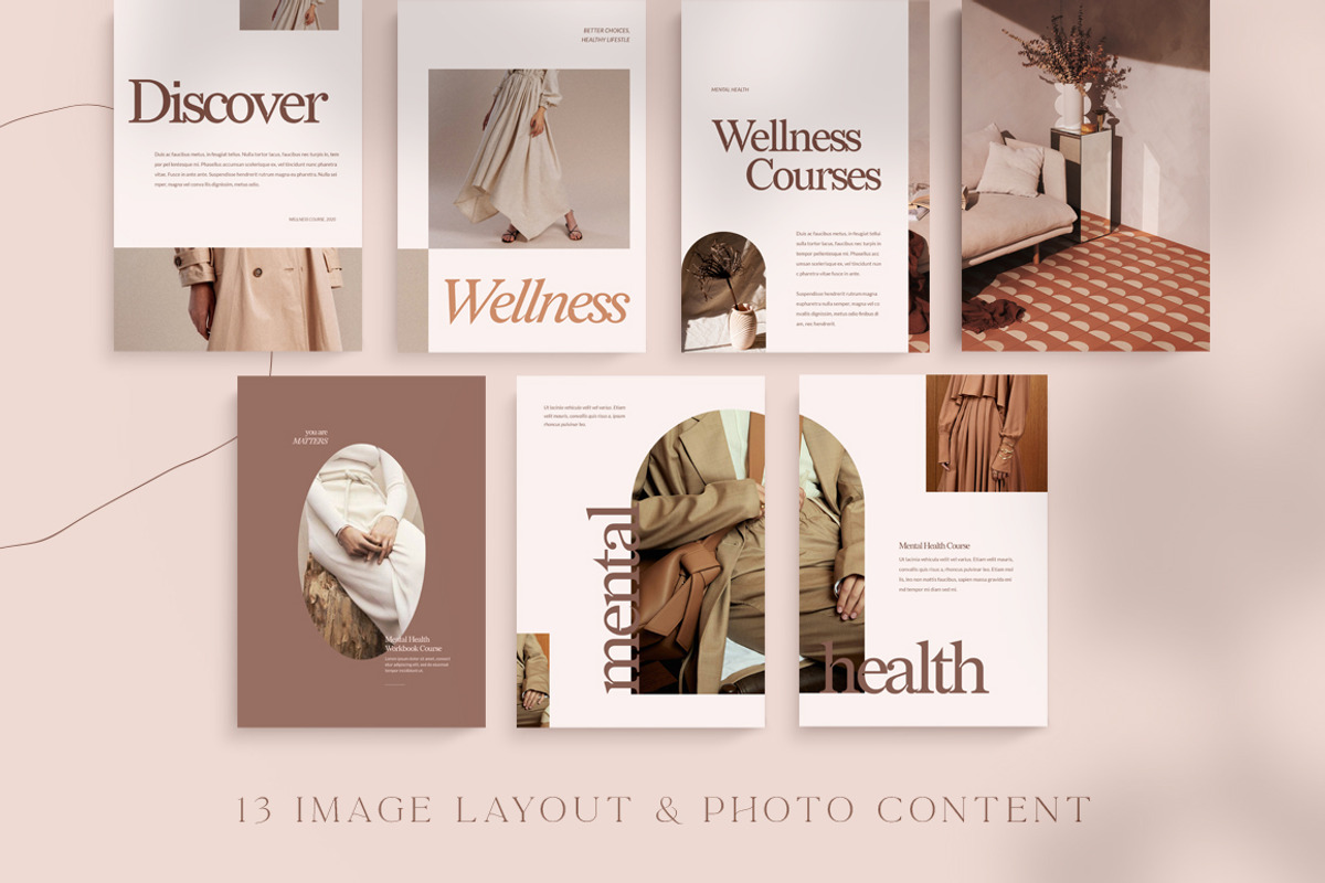 Wellness Workbook Creator | CANVA PS, a Magazine Template by Eviory (Photo 28 of 45)