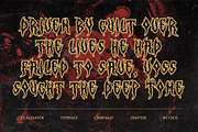 CS Aligator – Black Metal Font, a Blackletter Font by Craft Supply Co. (Thumbnail 7 of 8)
