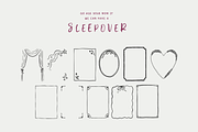 Sleepover Clipart, an Icon by Jordyn Grace Design (Thumbnail 3 of 7)