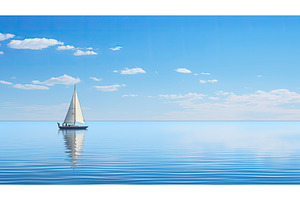 adventure sailboat lake ai generated, a Nature Photo by pikepicture