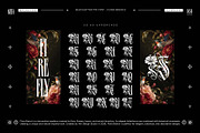 Flora Branch Typeface, a Blackletter Font by alit design (Thumbnail 5 of 20)