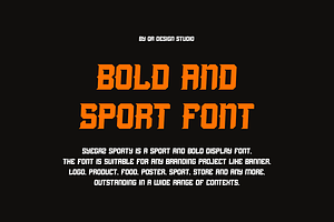 Syegaz Sporty - Racing & Speed Font