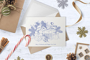 Christmas Hand drawn Vector set, an Object Illustration by ON_lineart_store (Thumbnail 9 of 10)