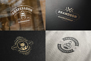 27 Barbershop Logotypes, a Branding & Logo Template by Vasya Kobelev (Thumbnail 8 of 10)