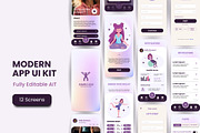 Morning Workout UI, a Templates & Theme by studiogstock (Thumbnail 1 of 2)