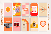 Retro Instagram Story Templates, a Social Media Template by Boltik Studio (Thumbnail 2 of 8)