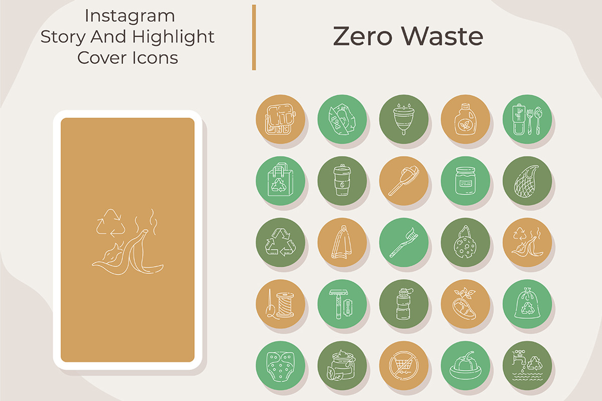 Environmental problems and solutions, an Outline Icon by IMG Visuals (Photo 20 of 23)