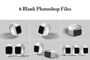 Smart Watch Mockup, a Wearable Device Mockup by Hubzway (Thumbnail 5 of 9)