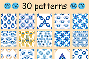 Turkish Evil Eyes Patterns, a Pattern Graphic by Michiru13 (Thumbnail 18 of 23)