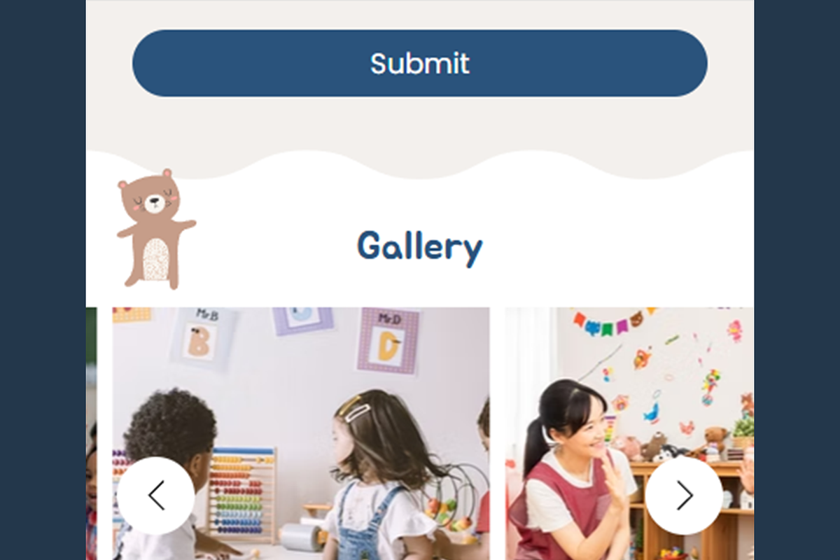Kindergarten Wix Website Template, a Wix Template by Kitteeh (Photo 2 of 10)