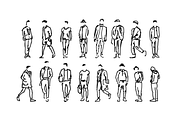 Urban men silhouettes, an Icon by yespr (Thumbnail 2 of 3)