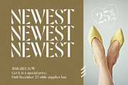 Nickova - Elegant Stencil Sans, a Sans Serif Font by Sign Studio (Thumbnail 8 of 15)