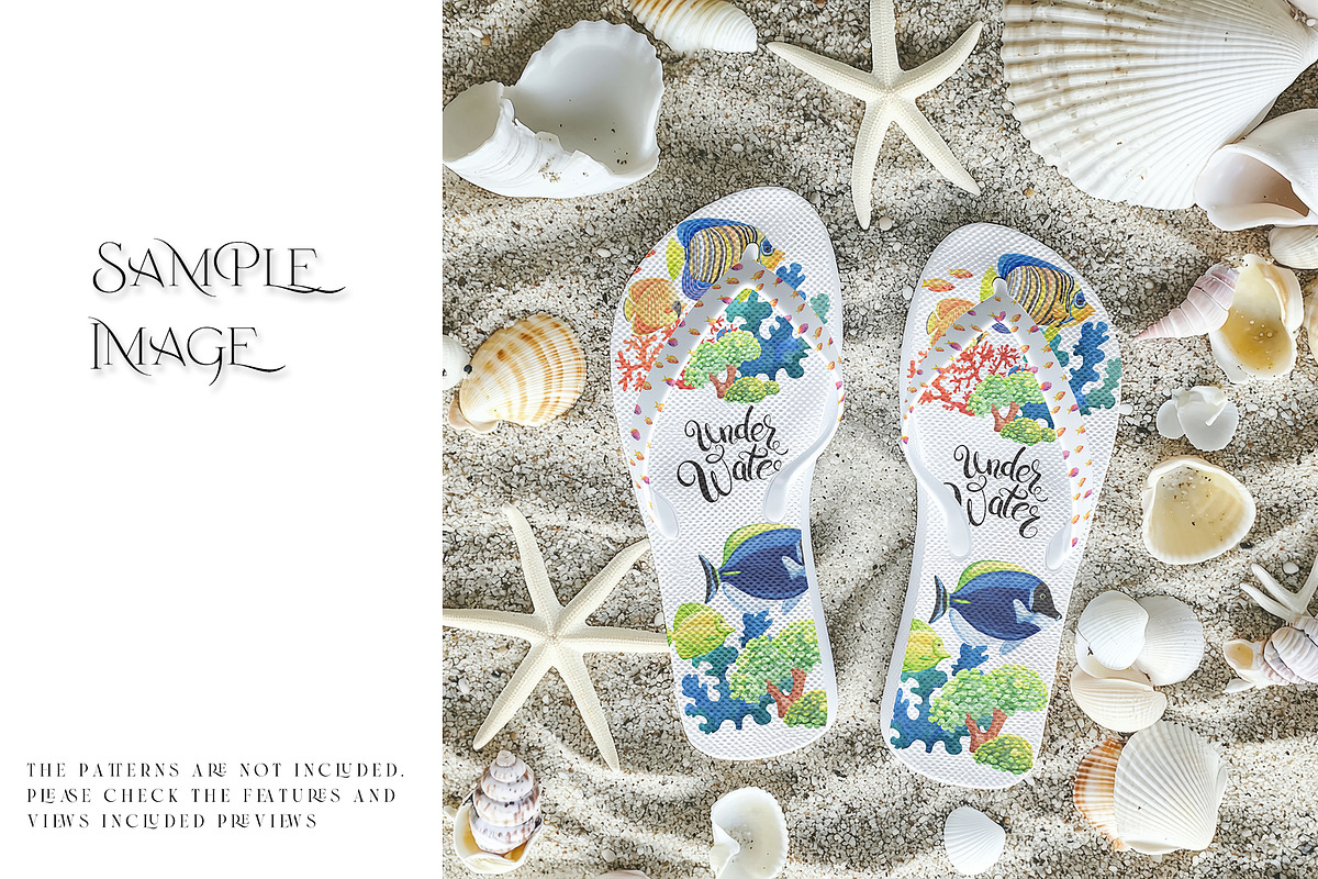 Flip Flops PNG & PSD Mockups, a Product Mockup by mock-ups (Photo 12 of 14)